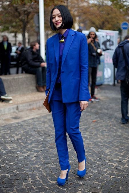 2014夏日街拍風(fēng)潮 藍色軍團來襲